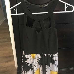 Sunflower maxi dress